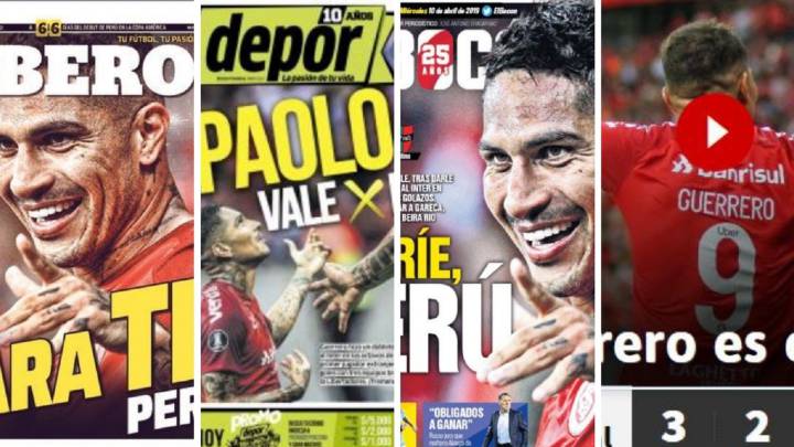 La prensa, de Guerrero: "Eterno, vale por dos o va por ti, Perú"