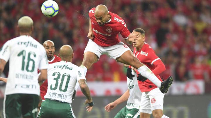 Sigue en vivo online la retransmisión del partido Internacional vs Palmeiras de vuelta de los cuartos de final de la Copa do Brasil, a través de As.com.