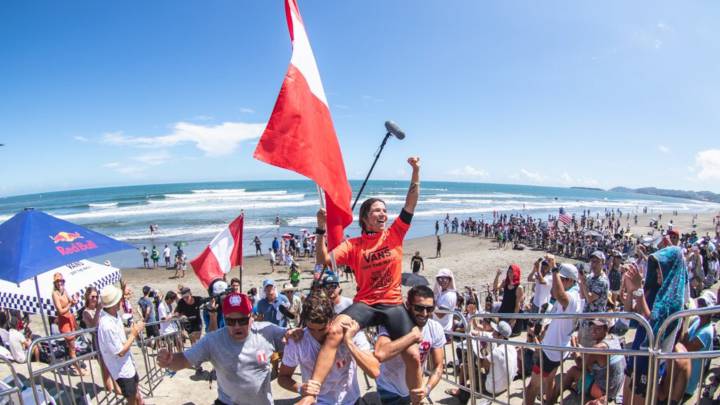 Sofía Mulanovich, campeona mundial de surf 2019