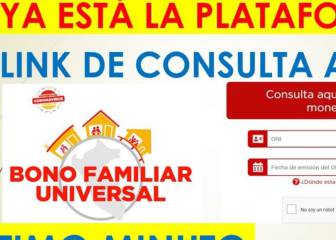 Bono Familiar Universal: ¿cuándo sale el segundo padrón de beneficiarios?