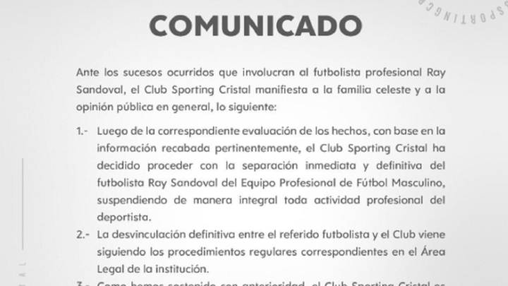 El cuadro cervecero ha confirmado en un comunicado la rescisión del contrato del futbolista, quien hace unos días se saltó el toque de queda.