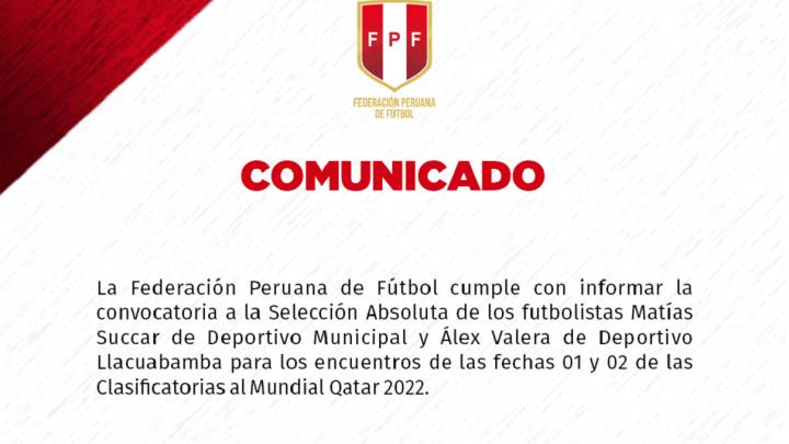 Ricardo Gareca decidió sumar para los dos primeros partidos de las Eliminatorias a los jugadores de Deportivo Municipal y Deportivo Llacuabamba.