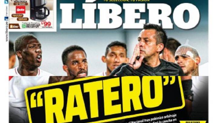 Escándalo con el árbitro del Perú-Brasil: "¡Cadena perpetua!"
