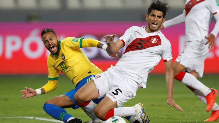 Neymar contesta a Zambrano: "No llores, amigo... tres abrazos"