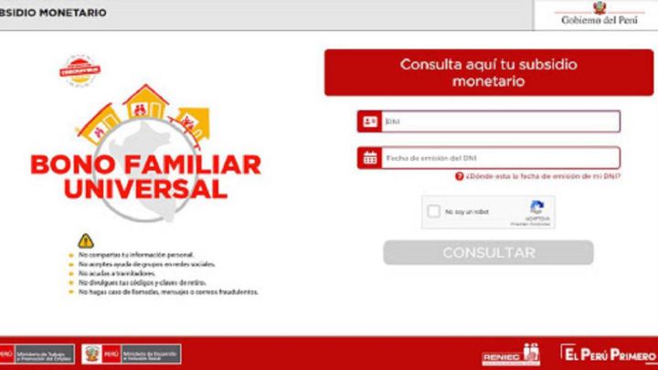 Segundo Bono Familiar Universal: consulta con DNI quién cobra el BFU hoy, 21 de diciembre