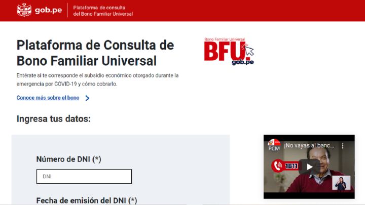 Bono Familiar Universal: hasta cuándo puedo solicitar la ayuda y requisitos