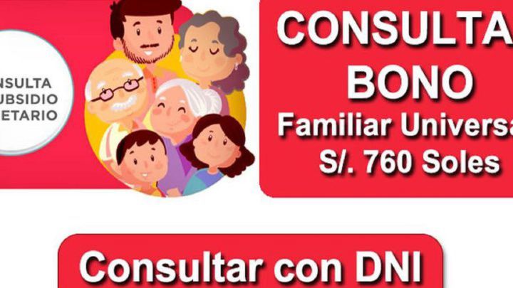 Bono Familiar Universal y 600 soles: link y cómo ver con DNI quién puede cobrarlo hoy, 11 de mayo