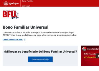 Bono Familiar Universal y 600 soles: link y cómo ver con DNI quién puede cobrarlo hoy, 21 de junio