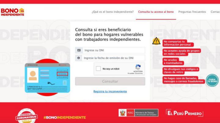 Bono Familiar Universal y 600 soles: link y cómo ver con DNI quién puede cobrarlo hoy, 21 de julio