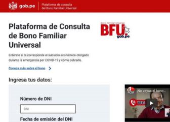 Bono Familiar Universal y 600 soles: link y cómo ver con DNI quién puede cobrarlo hoy, 27 de julio