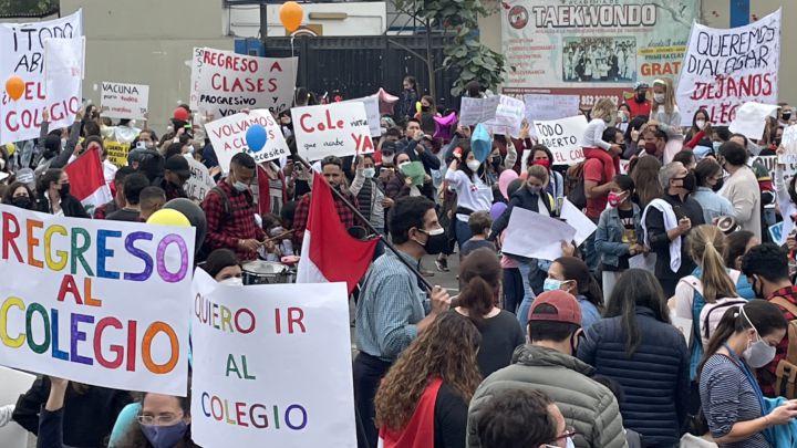 Retorno a clases presenciales: quiénes han convocado el plantón contra Minedu y qué objetivos persiguen