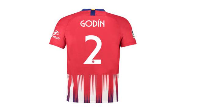 camiseta de Godín