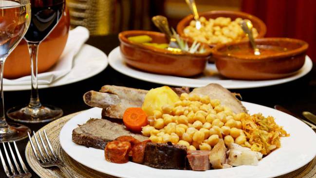restaurantes cocido madrileño en Madrid