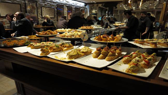 Pinchos de San Sebastián