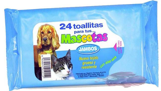 toallitas para mascotas