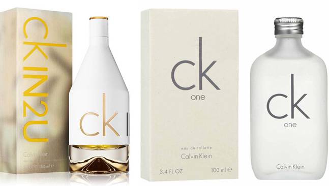 Perfume Ck in2u her y ck one de Calvin Klein