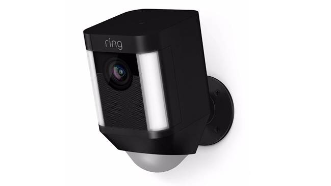Cámara de seguridad Ring con LED