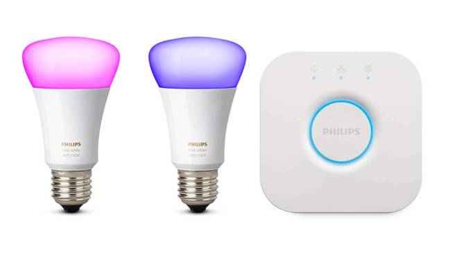 Kit ambiental bombillas inteligentes Philips Hue