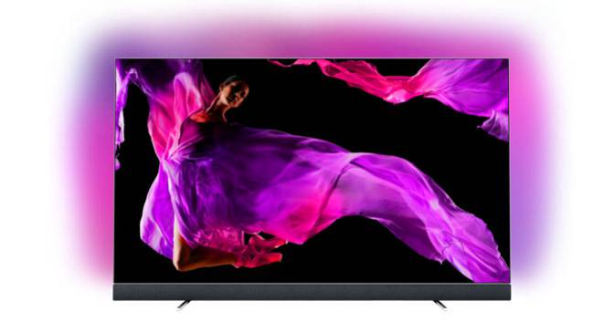 TV OLED 139 cm (55") Philips 55OLED903/12 UHD 4K con Android TV y Ambilight en 3 lados