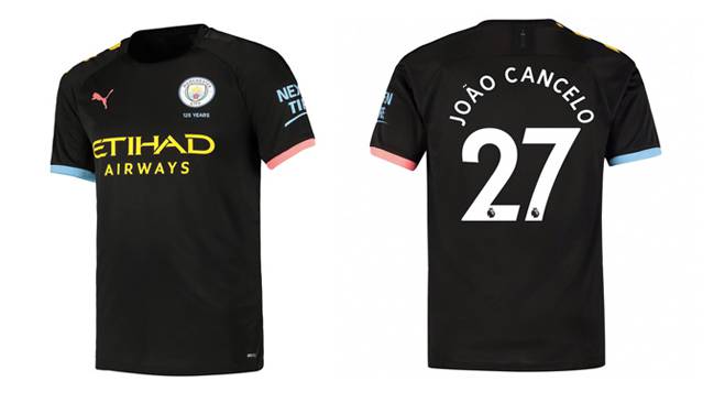 Segunda camiseta del Manchester City