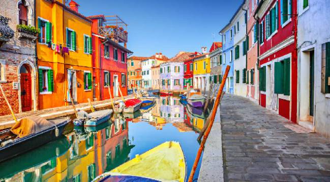 Tour guiado en vaporetti por Burano, Murano y Torcello.