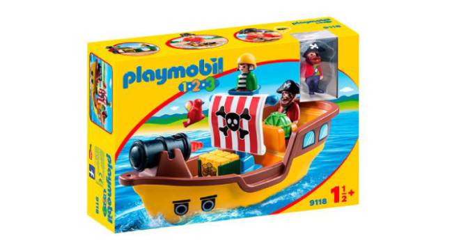 Set Barco Pirata Playmobil 123