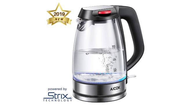 Hervidor de cristal Aicok