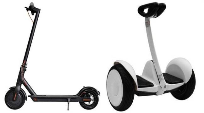 Patinete eléctrico MiScooter de Xiaomi y SKlite de SkateFlash.