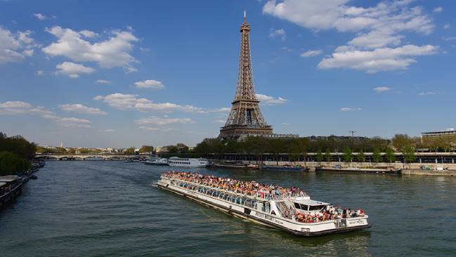 El río Sena de París