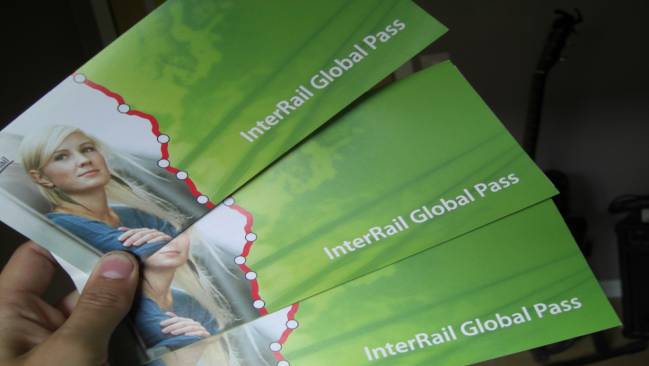 Billete de Interrail
