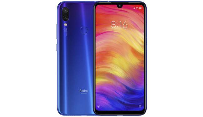 Smartphone de color azul