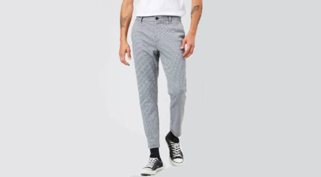 Pantalones estampados pata de gallo Forever 21