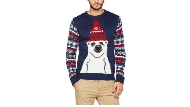 jersey navideño oso polar cenefas