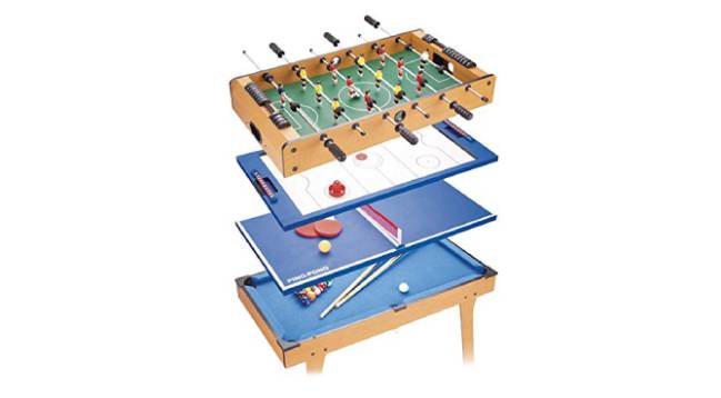 Mesa multifunción 4 juegos en 1