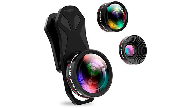 Kit de lentes para smartphone