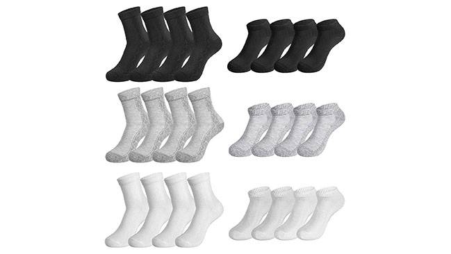 Deportivos unisex en varias alturas (12 pares)