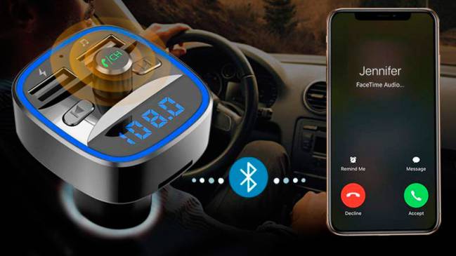 Transmisor FM Bluetooth para coche Cocoda