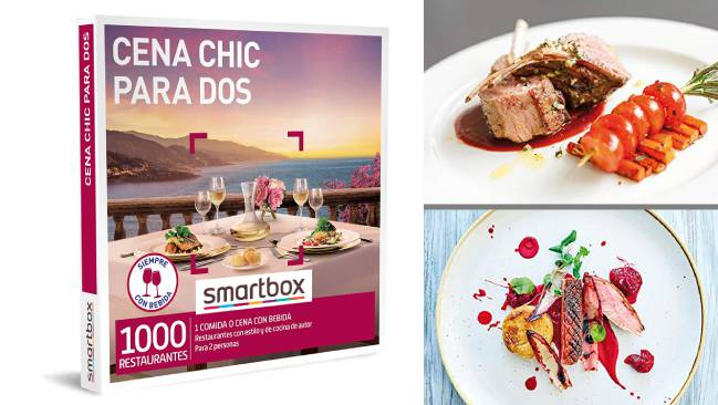 Caja de regalo Smartbox Cena chic para dos