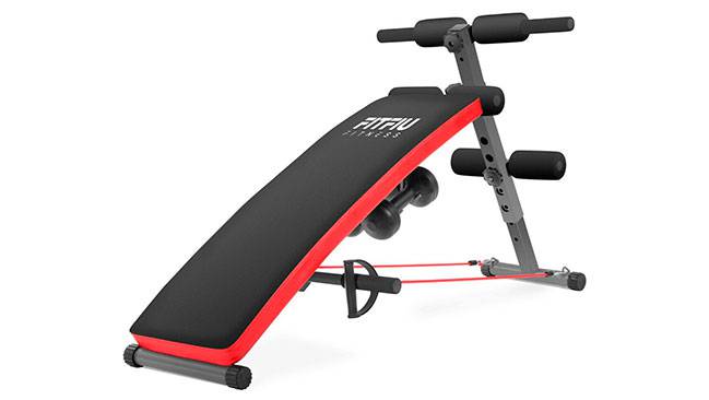 Banco de abdominales plegable Fitfiu
