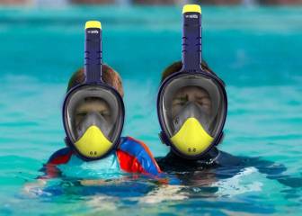 Visión panorámica, antivaho y sujeción para la cámara: tenemos la mejor máscara de buceo para la playa
