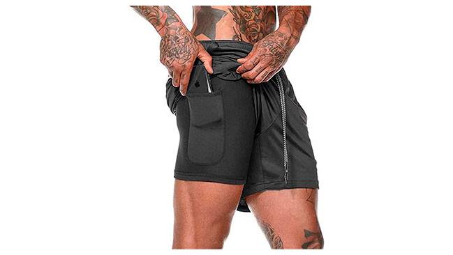 pantalon corto deportivo compresion