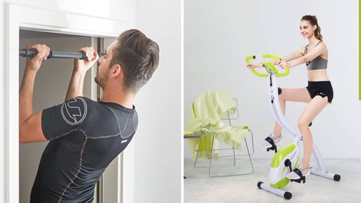 ¿Ejercicio en casa? Ponte en forma con estos 10 productos: de la bicicleta estática a las mancuernas, pasando por la comba