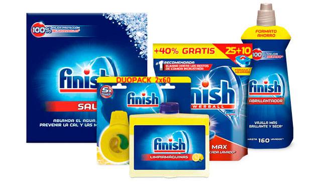 Kit de detergentes Finish Pro