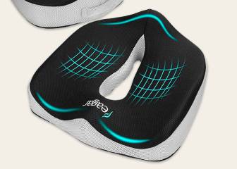 Tenemos este cojín ergonómico de espuma de memoria con más de 5.000 valoraciones