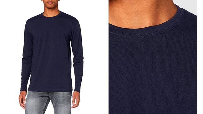 camisetas manga larga hombre
