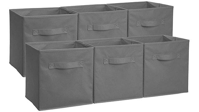 Cubos de almacenamiento plegables AmazonBasics