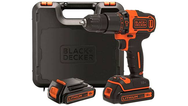 Taladro percutor Black+Decker BDCHD18KB-QW