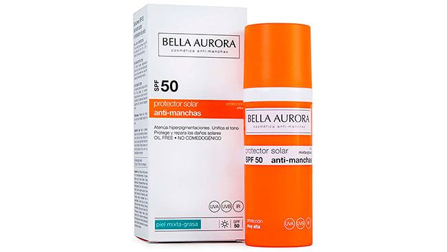 Protector solar facial SPF +50 Bella Aurora