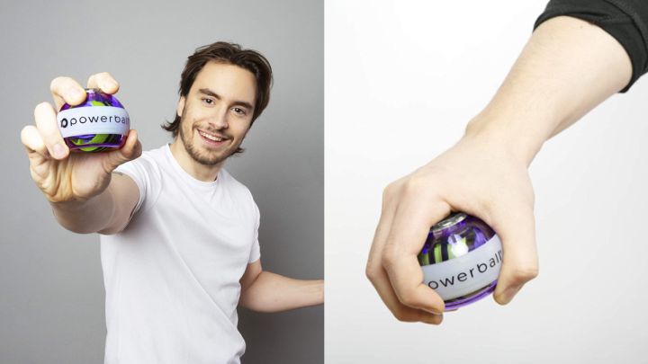 Así es la Powerball, la bola de fuerza para el brazo que rehabilita y fortalece los músculos