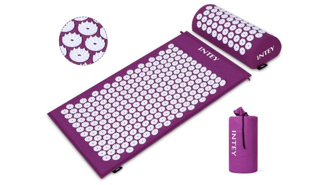 Esterilla acupresión pinchos flor de loto alfombra alfombrilla Amazon